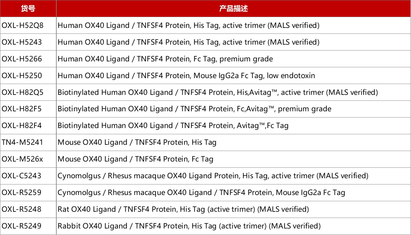 OX40/OX40 Ligand